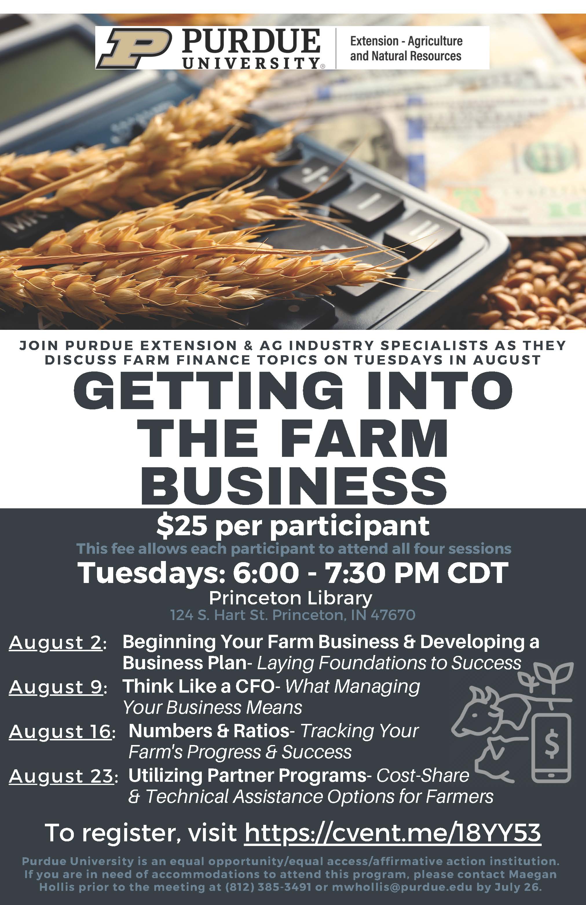 Getting into the Farm Business Flyer